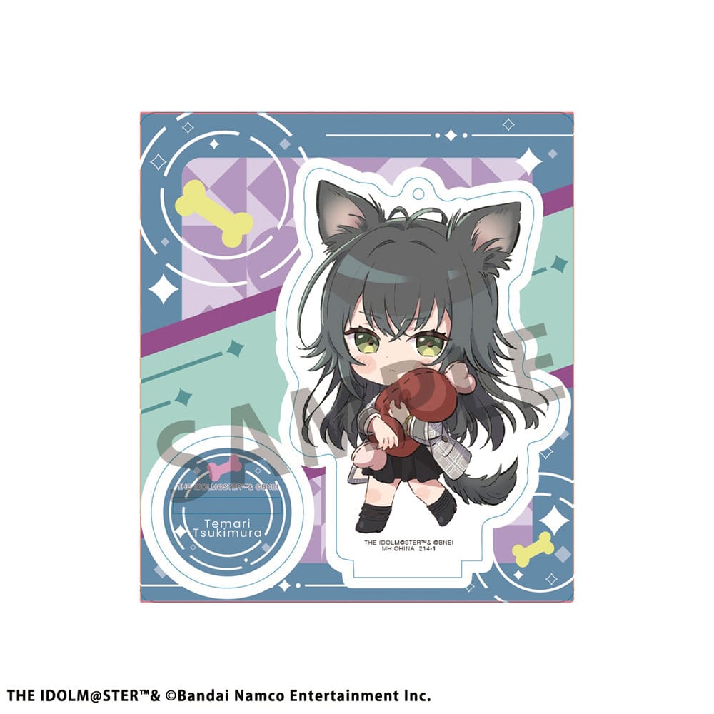 Idolmaster TokoToko 10 Acryl Figuren Display Gakuen 9 cm Acryl Stand Yokina