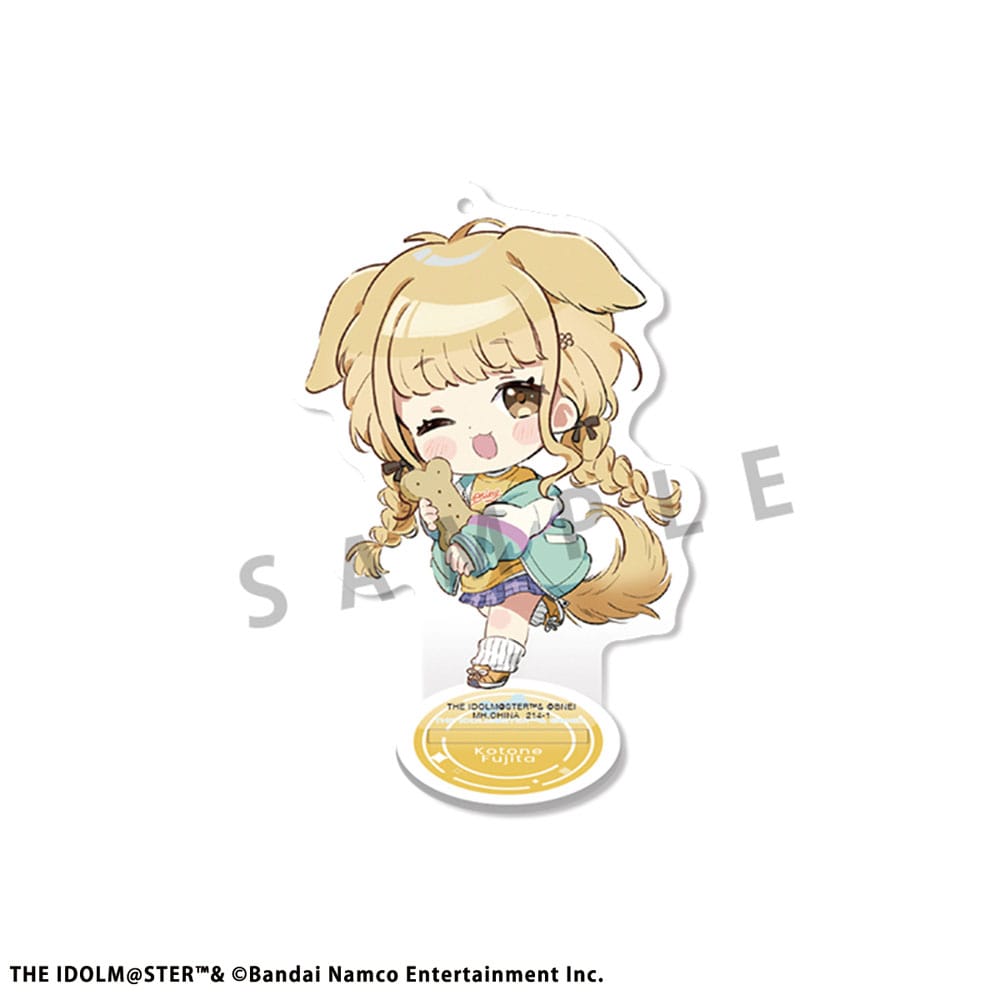 Idolmaster TokoToko 10 Acryl Figuren Display Gakuen 9 cm Acryl Stand Yokina