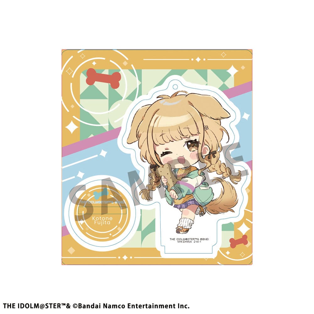 Idolmaster TokoToko 10 Acryl Figuren Display Gakuen 9 cm Acryl Stand Yokina