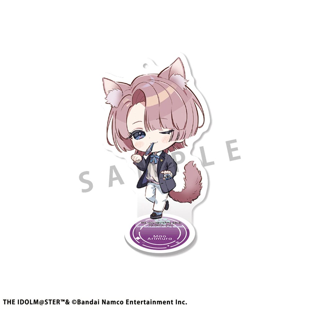 Idolmaster TokoToko 10 Acryl Figuren Display Gakuen 9 cm Acryl Stand Yokina