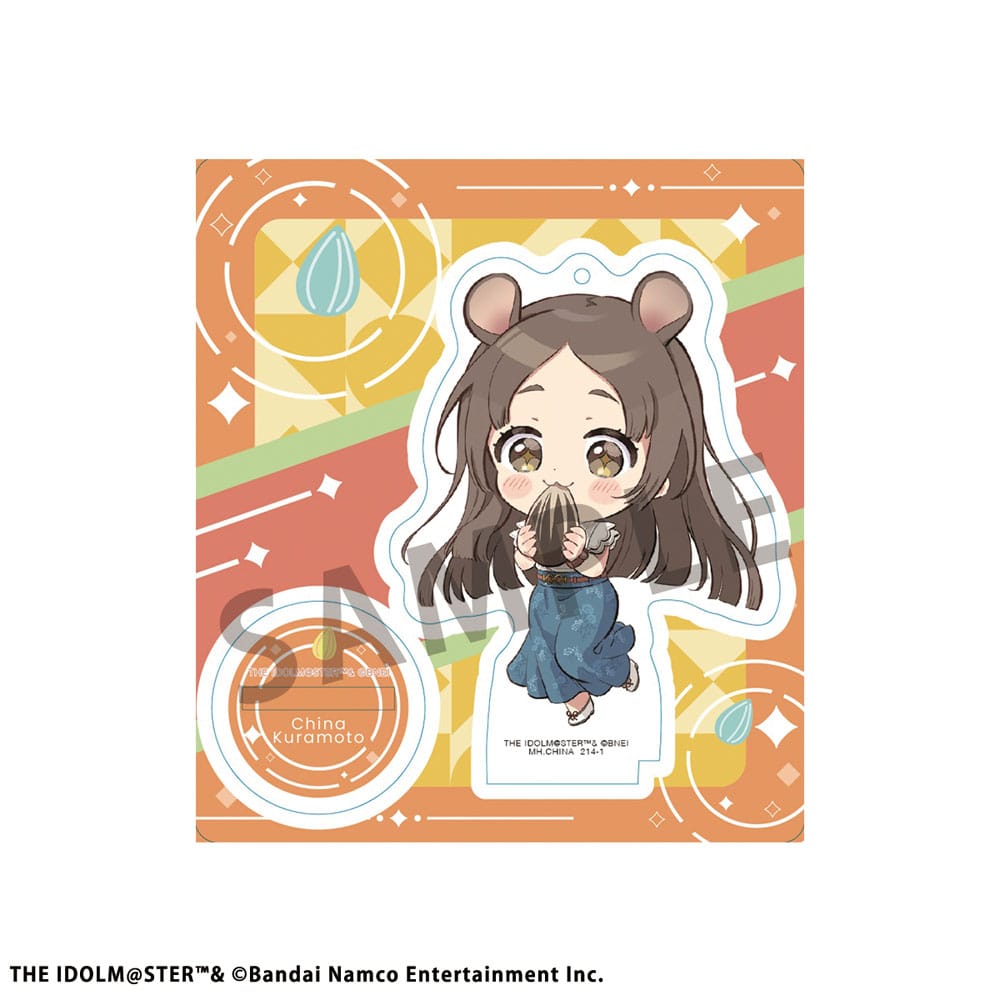 Idolmaster TokoToko 10 Acryl Figuren Display Gakuen 9 cm Acryl Stand Yokina