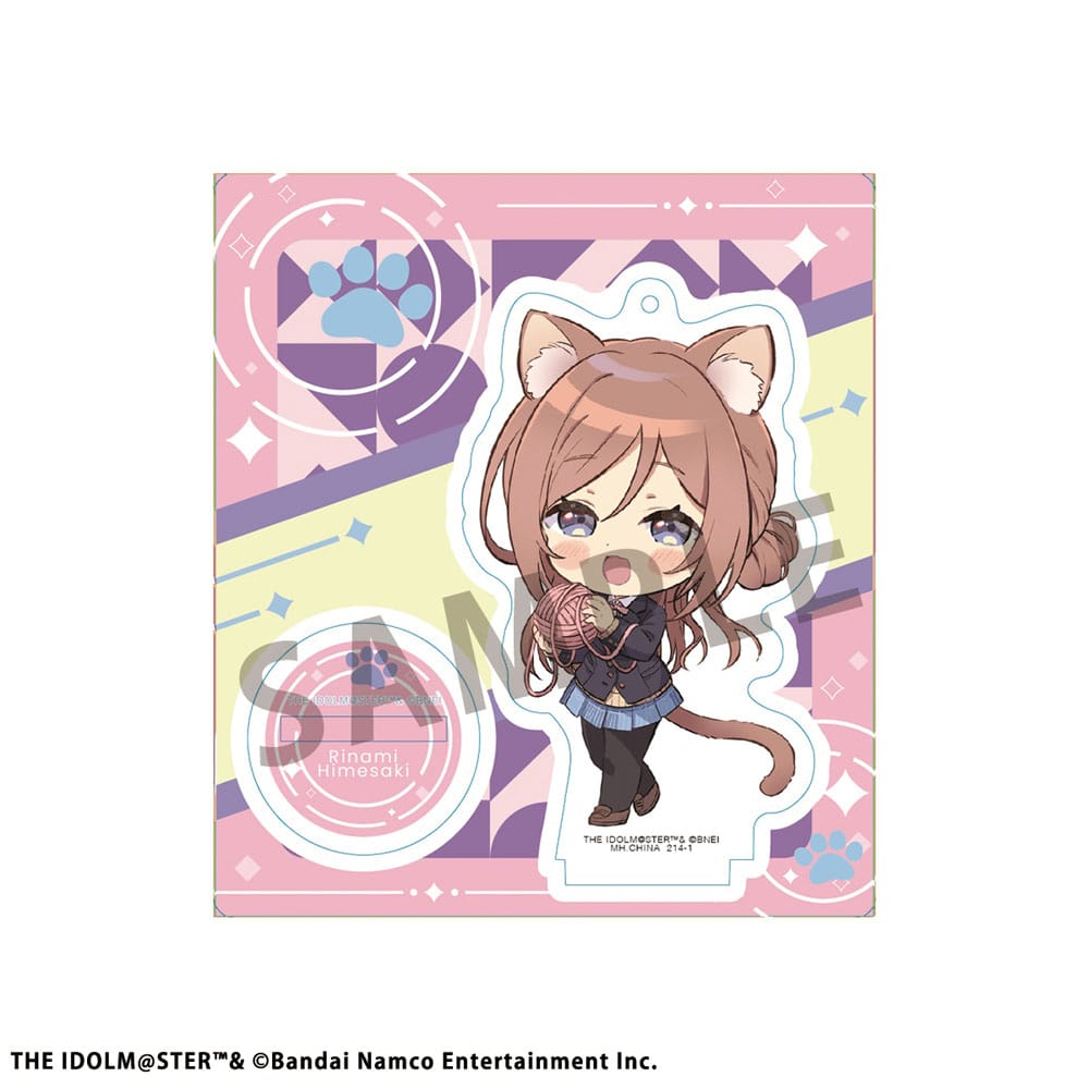 Idolmaster TokoToko 10 Acryl Figuren Display Gakuen 9 cm Acryl Stand Yokina
