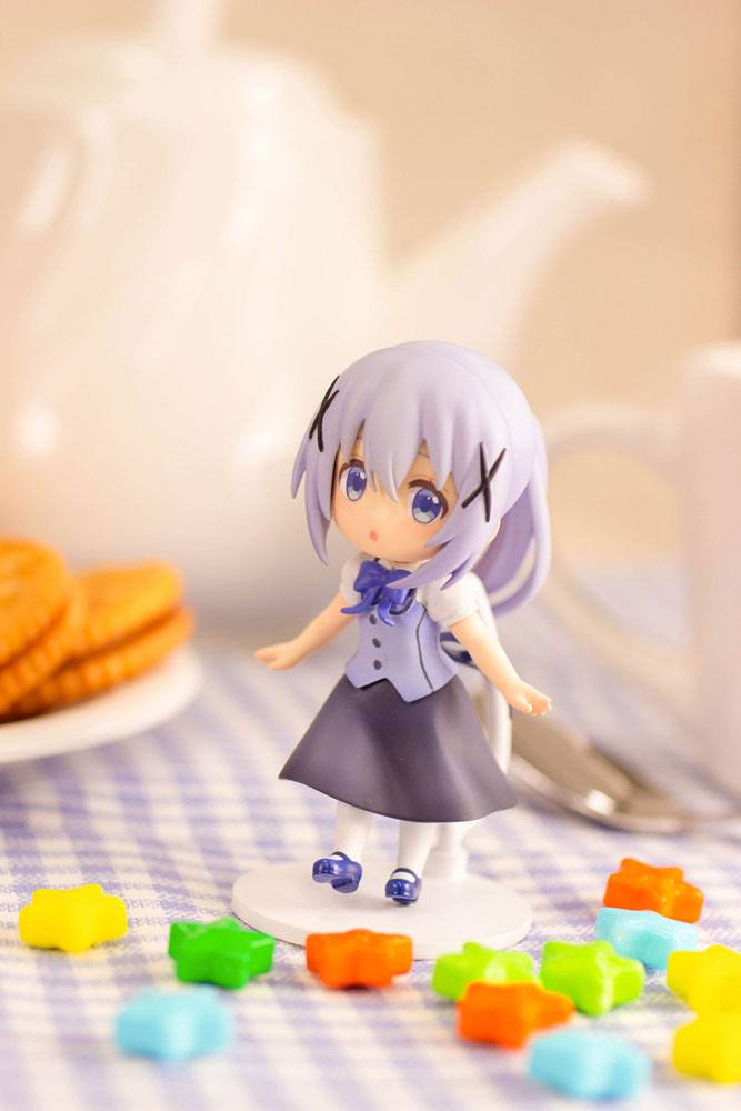 Is the Order a Rabbit Bloom PVC Statue Chino 6 cm Minifiguren Yokina