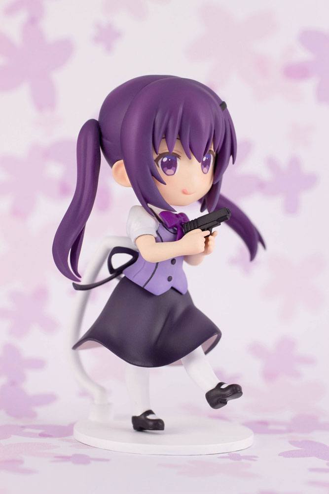 Is the Order a Rabbit Bloom PVC Statue Rize 6 cm Minifiguren Yokina
