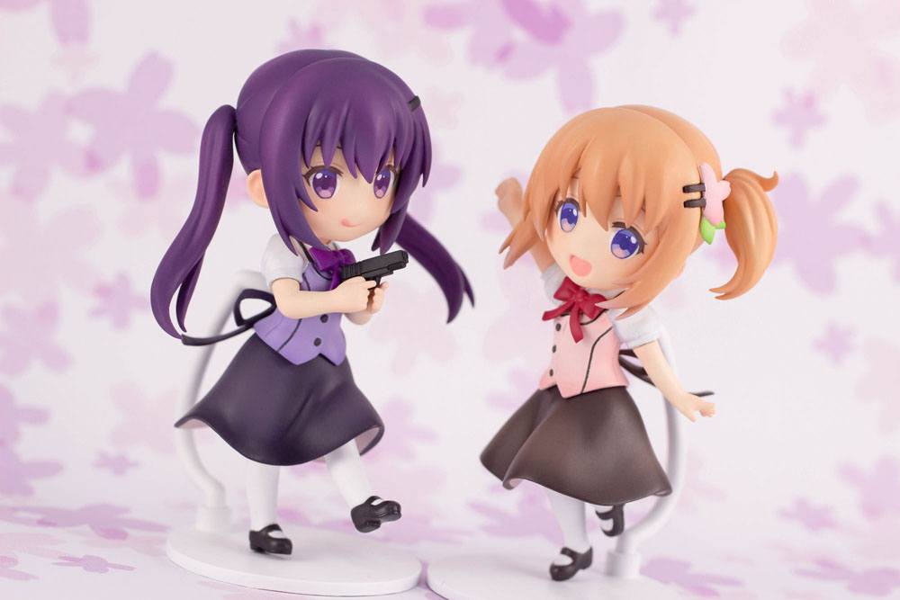 Is the Order a Rabbit Bloom PVC Statue Rize 6 cm Minifiguren Yokina