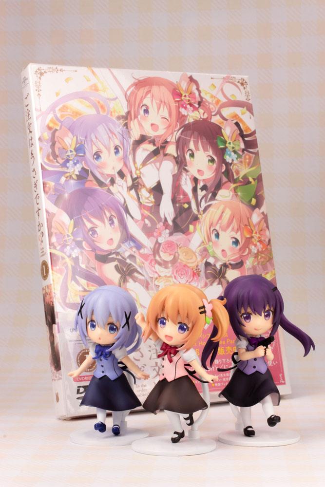 Is the Order a Rabbit Bloom PVC Statue Rize 6 cm Minifiguren Yokina
