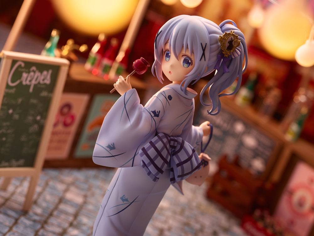 Is the order a rabbit? BLOOM PVC Statue 1/7 Chino (Summer Festival) Repackage Edition 22 cm Scalefiguren Yokina
