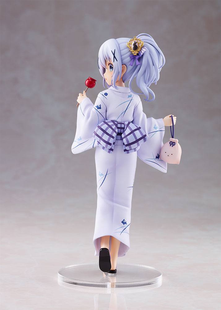Is the order a rabbit? BLOOM PVC Statue 1/7 Chino (Summer Festival) Repackage Edition 22 cm Scalefiguren Yokina
