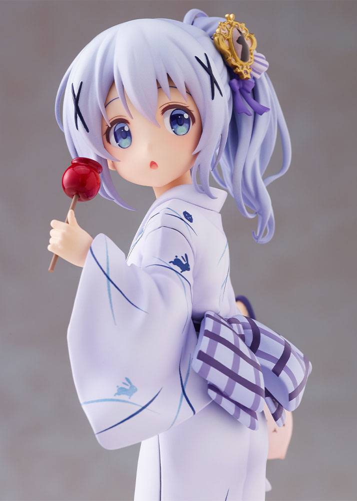 Is the order a rabbit? BLOOM PVC Statue 1/7 Chino (Summer Festival) Repackage Edition 22 cm Scalefiguren Yokina