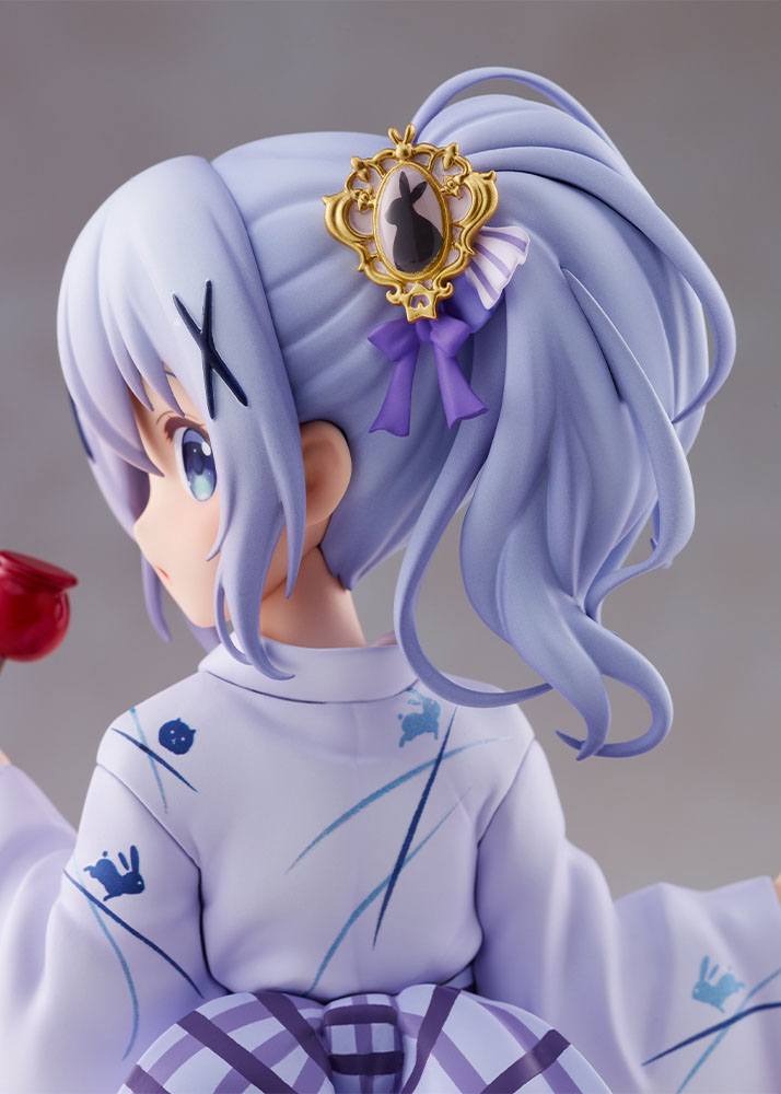 Is the order a rabbit? BLOOM PVC Statue 1/7 Chino (Summer Festival) Repackage Edition 22 cm Scalefiguren Yokina