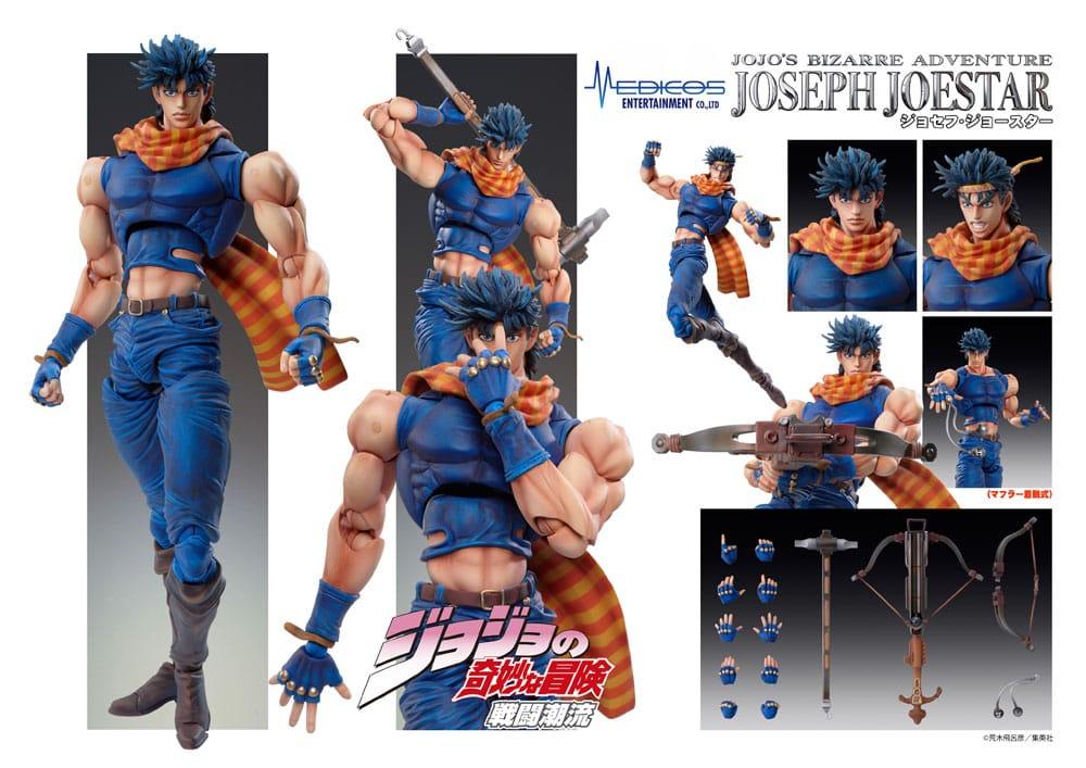 JoJo's Bizarre Adventure Battle Tendency Actionfigur Chozokado (Joseph Joestar) 16 cm (re-run) Figmas Yokina