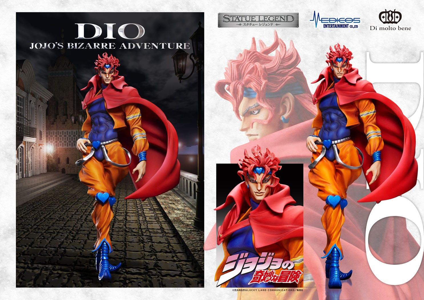 JoJo's Bizarre Adventure Part3 Statue Legend PVC Statue Dio 17 cm (re-run) Prizefiguren Yokina