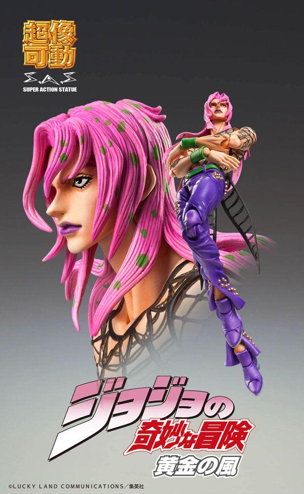 JoJo's Bizarre Adventure Part5 Super Action Actionfigur Chozokado (Diavolo) (re-run) 15 cm Figmas Yokina