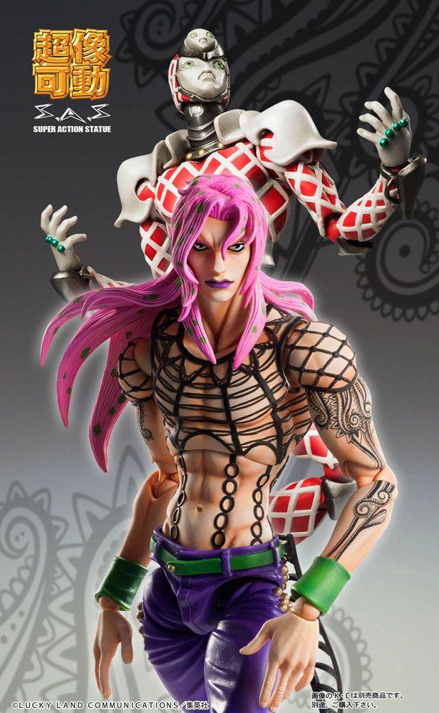 JoJo's Bizarre Adventure Part5 Super Action Actionfigur Chozokado (Diavolo) (re-run) 15 cm Figmas Yokina
