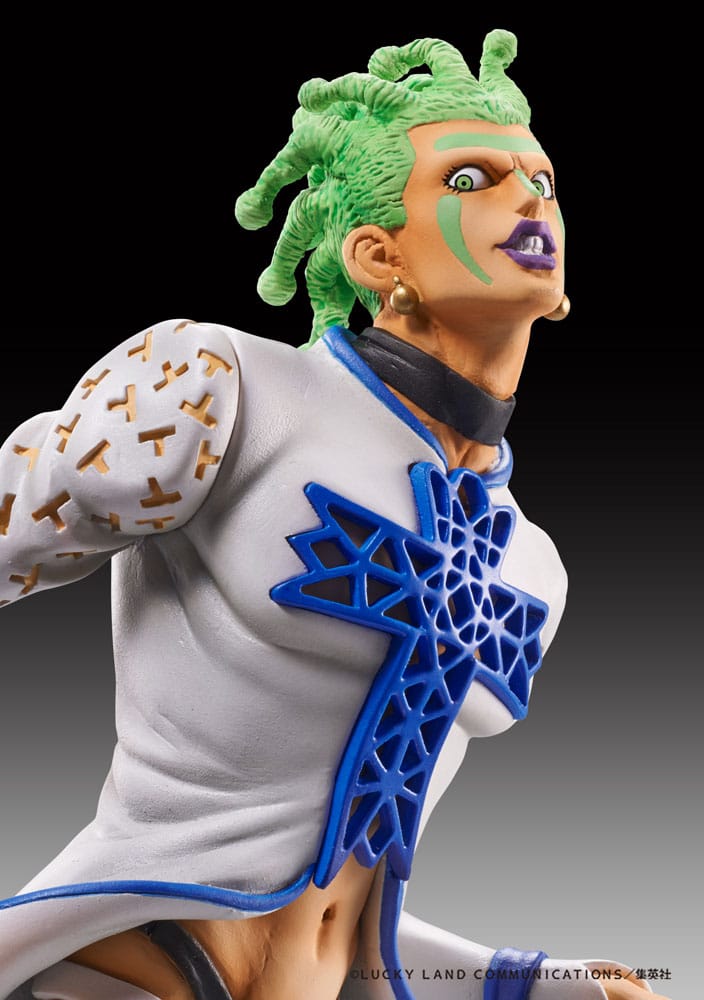 JoJo's Bizarre Adventure Part 5 Golden Wind Statue Legend PVC Statue Cioccolata 17 cm Prizefiguren Yokina