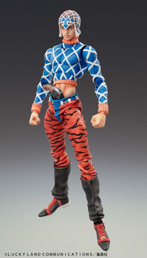 JoJo's Bizarre Adventure Part 5 Statue Legend PVC Statue Chozokado Guido Mista & S P (re-run) 15 cm Figmas Yokina