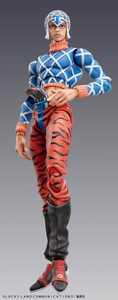 JoJo's Bizarre Adventure Part 5 Statue Legend PVC Statue Chozokado Guido Mista & S P (re-run) 15 cm Figmas Yokina