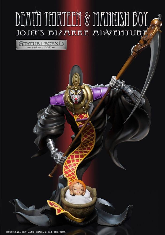JoJo's Bizarre Adventure Statue Legend PVC Statue Death Thirteen & Mannish Boy 17 cm Prizefiguren Yokina