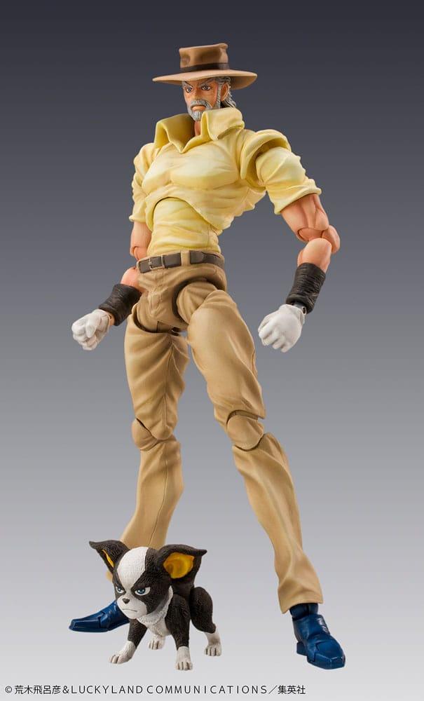 JoJo's Bizarre Adventure Super Action Actionfigur Chozokado (Joseph Joestar & Iggy) (3rd-run) 15 cm Figmas Yokina