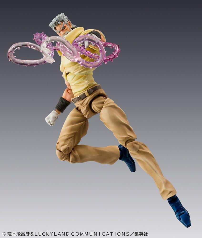 JoJo's Bizarre Adventure Super Action Actionfigur Chozokado (Joseph Joestar & Iggy) (3rd-run) 15 cm Figmas Yokina