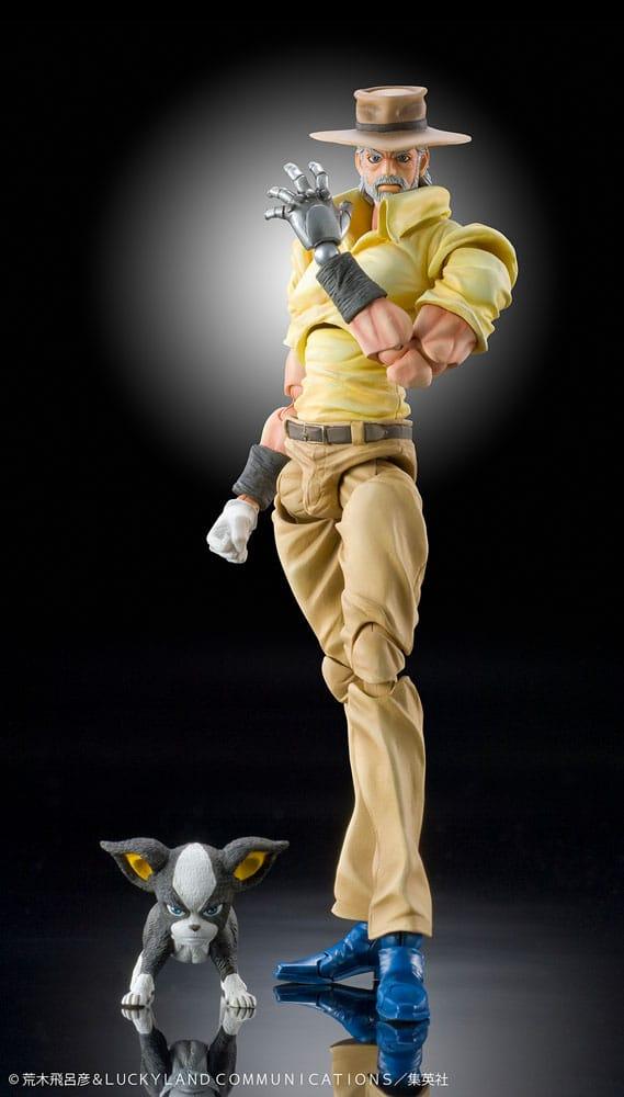 JoJo's Bizarre Adventure Super Action Actionfigur Chozokado (Joseph Joestar & Iggy) (3rd-run) 15 cm Figmas Yokina