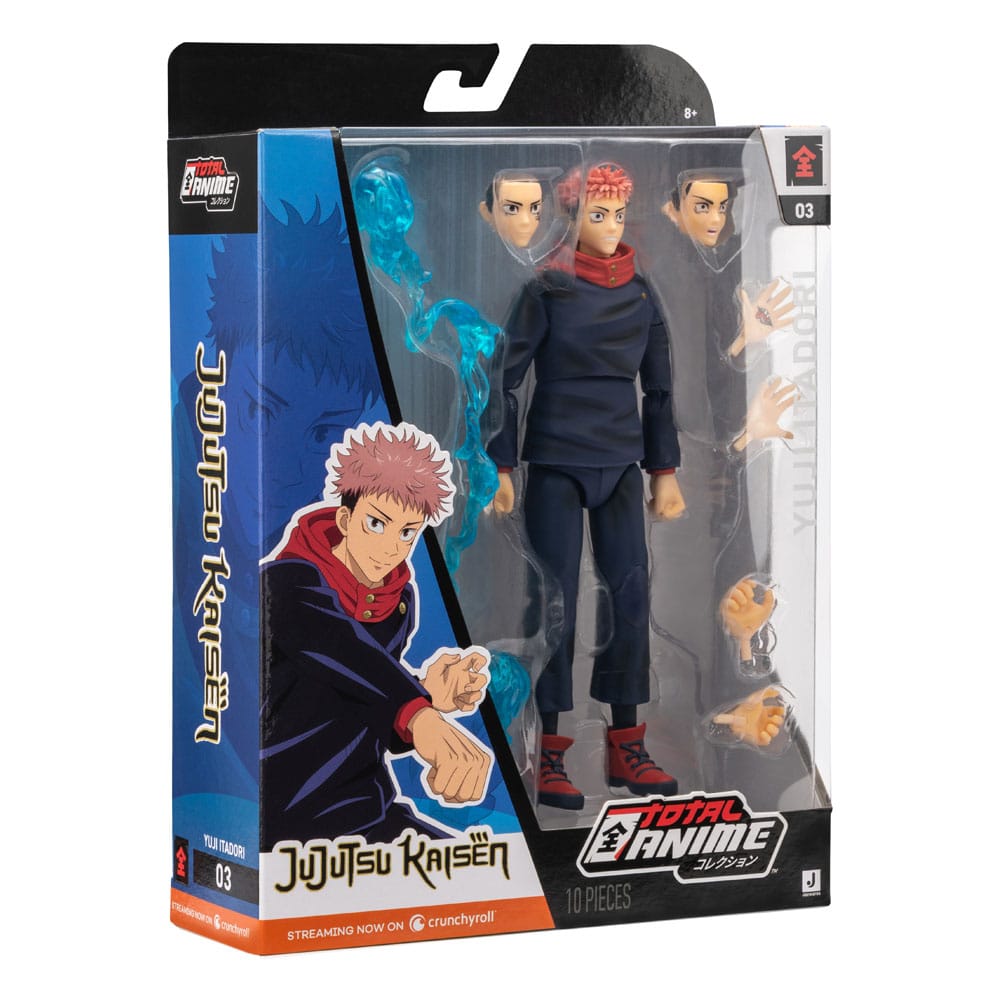Jujutsu Kaisen Total Anime Actionfigur Juji Itadori 17 cm Figmas Yokina