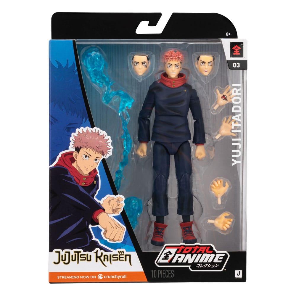 Jujutsu Kaisen Total Anime Actionfigur Juji Itadori 17 cm Figmas Yokina