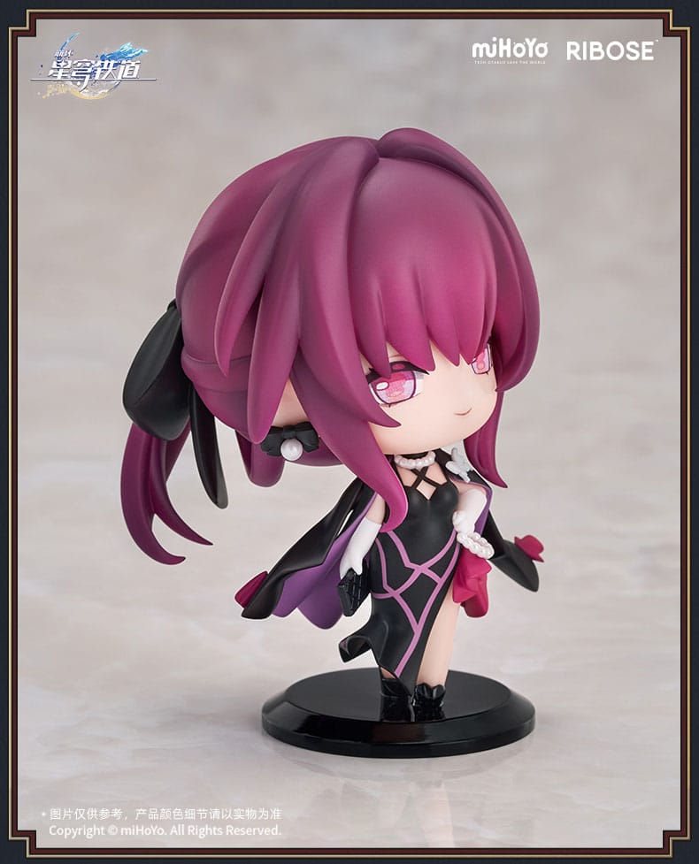 Kafka Welcome to Train Tea Party Chibi Figur 7 cm Honkai: Star Rail Minifiguren Yokina