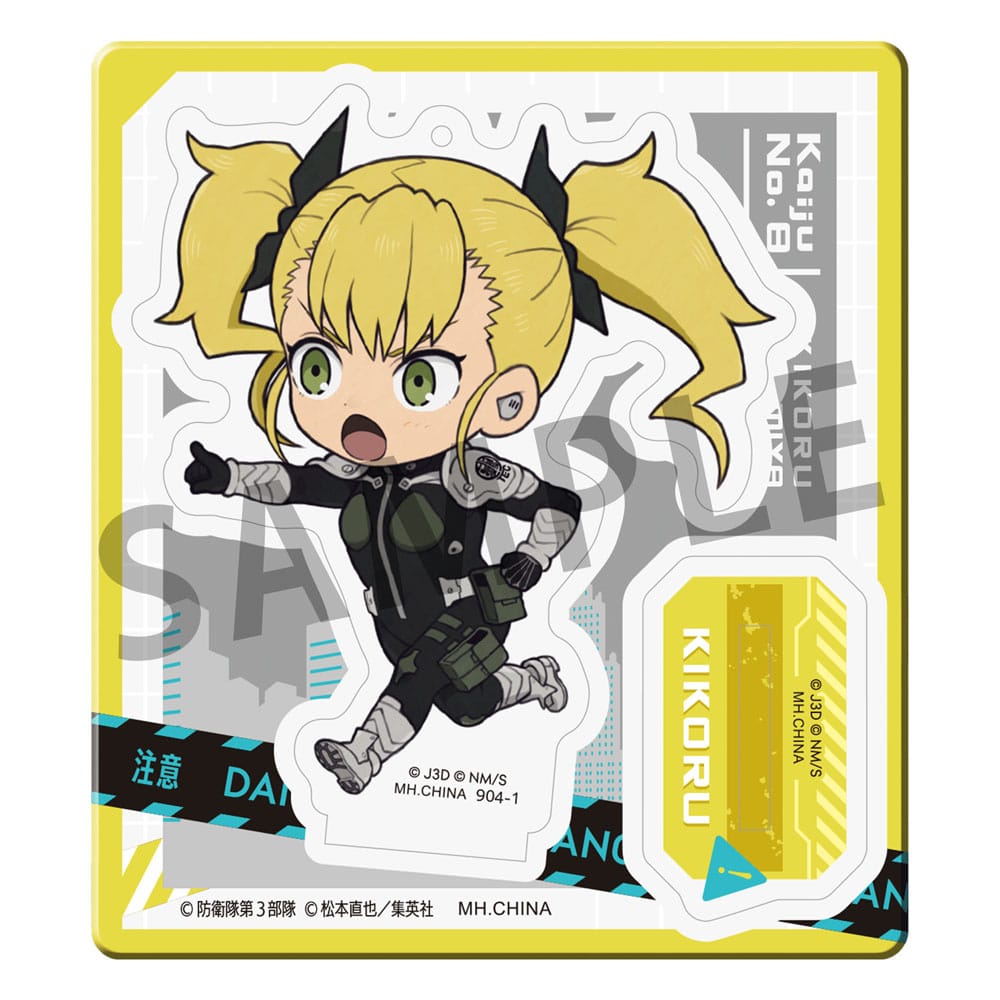 Kaiju No. 8 TokoToko Mascot Acryl 8 Figuren Display 8 cm Acryl Stand Yokina