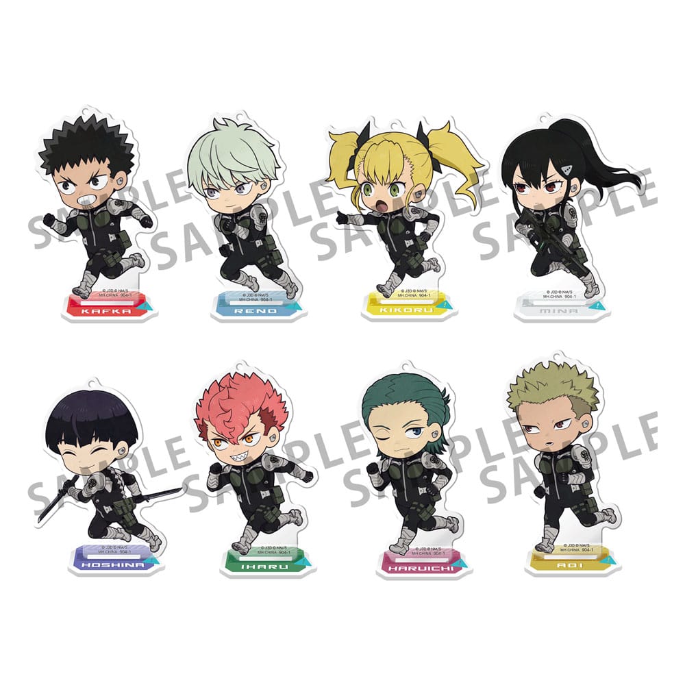 Kaiju No. 8 TokoToko Mascot Acryl 8 Figuren Display 8 cm Acryl Stand Yokina