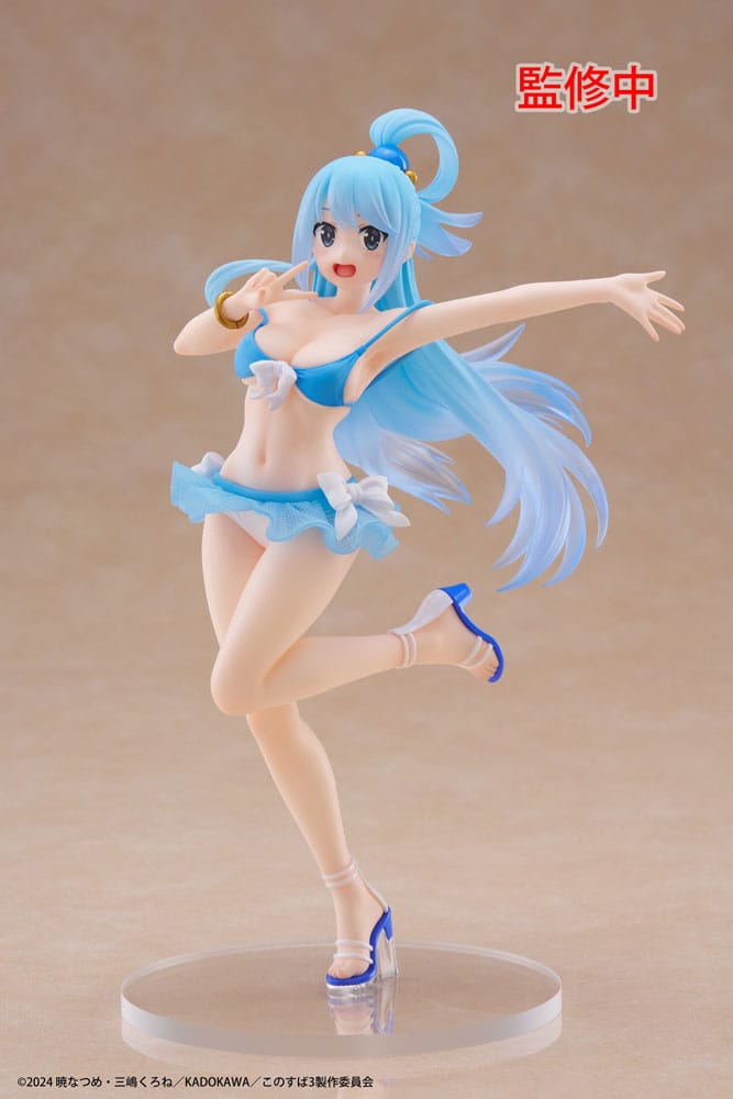 KonoSuba: God's Blessing on This Wonderful World! 3 Coreful PVC Statue Aqua Swimwear Ver. 18 cm Prizefiguren Yokina