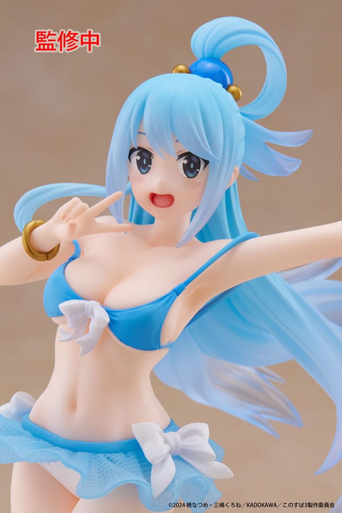 KonoSuba: God's Blessing on This Wonderful World! 3 Coreful PVC Statue Aqua Swimwear Ver. 18 cm Prizefiguren Yokina