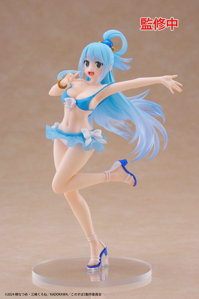 KonoSuba: God's Blessing on This Wonderful World! 3 Coreful PVC Statue Aqua Swimwear Ver. 18 cm Prizefiguren Yokina