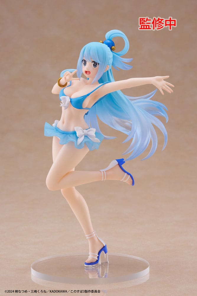 KonoSuba: God's Blessing on This Wonderful World! 3 Coreful PVC Statue Aqua Swimwear Ver. 18 cm Prizefiguren Yokina