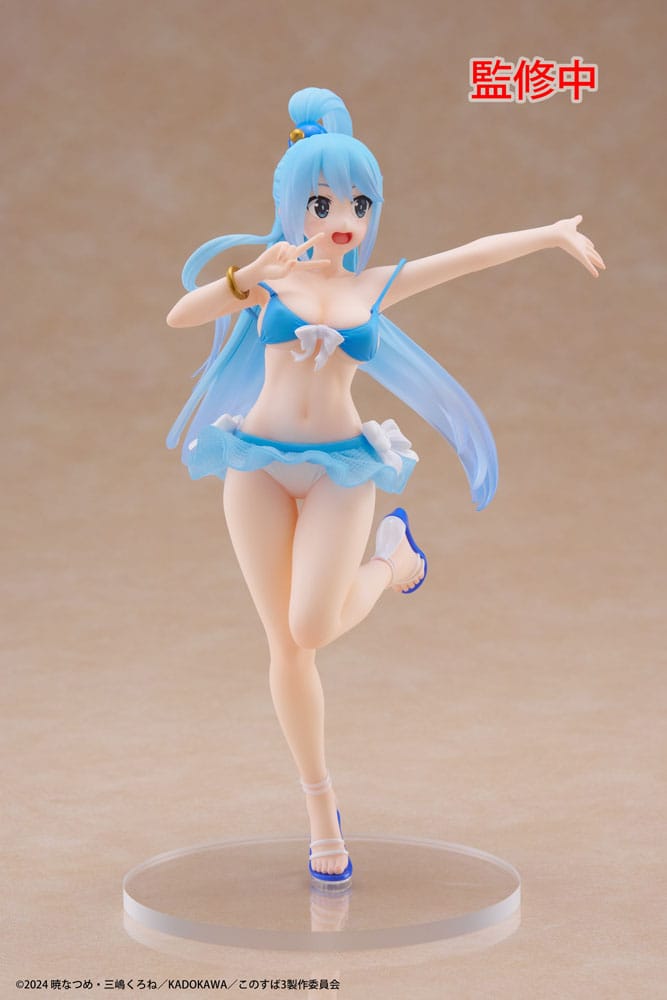 KonoSuba: God's Blessing on This Wonderful World! 3 Coreful PVC Statue Aqua Swimwear Ver. 18 cm Prizefiguren Yokina
