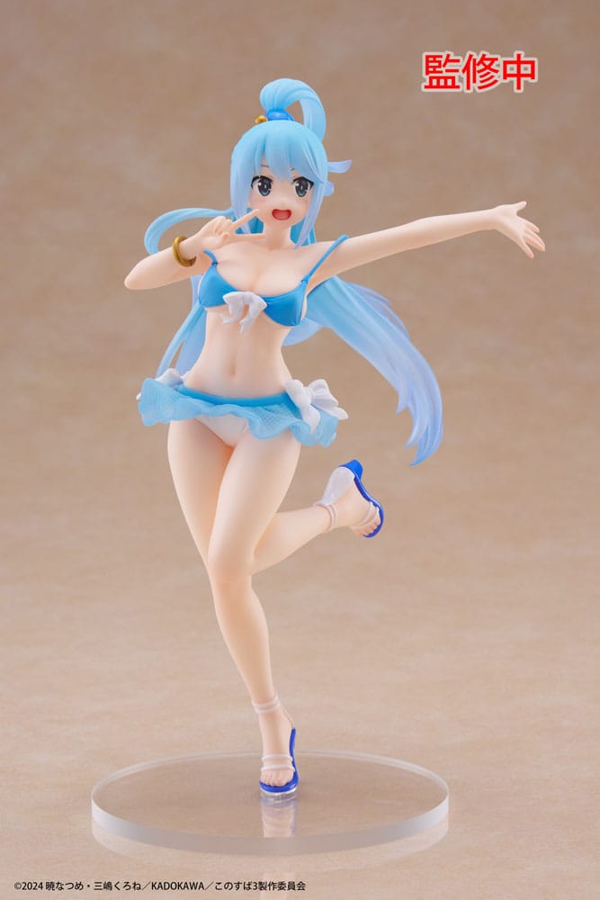 KonoSuba: God's Blessing on This Wonderful World! 3 Coreful PVC Statue Aqua Swimwear Ver. 18 cm Prizefiguren Yokina