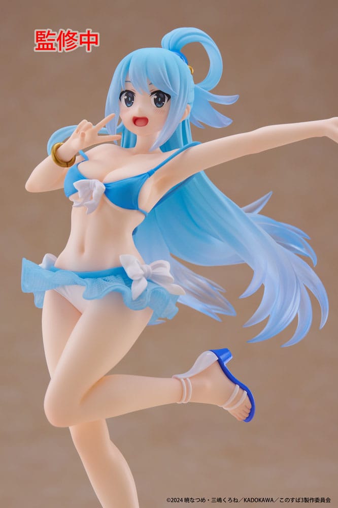 KonoSuba: God's Blessing on This Wonderful World! 3 Coreful PVC Statue Aqua Swimwear Ver. 18 cm Prizefiguren Yokina