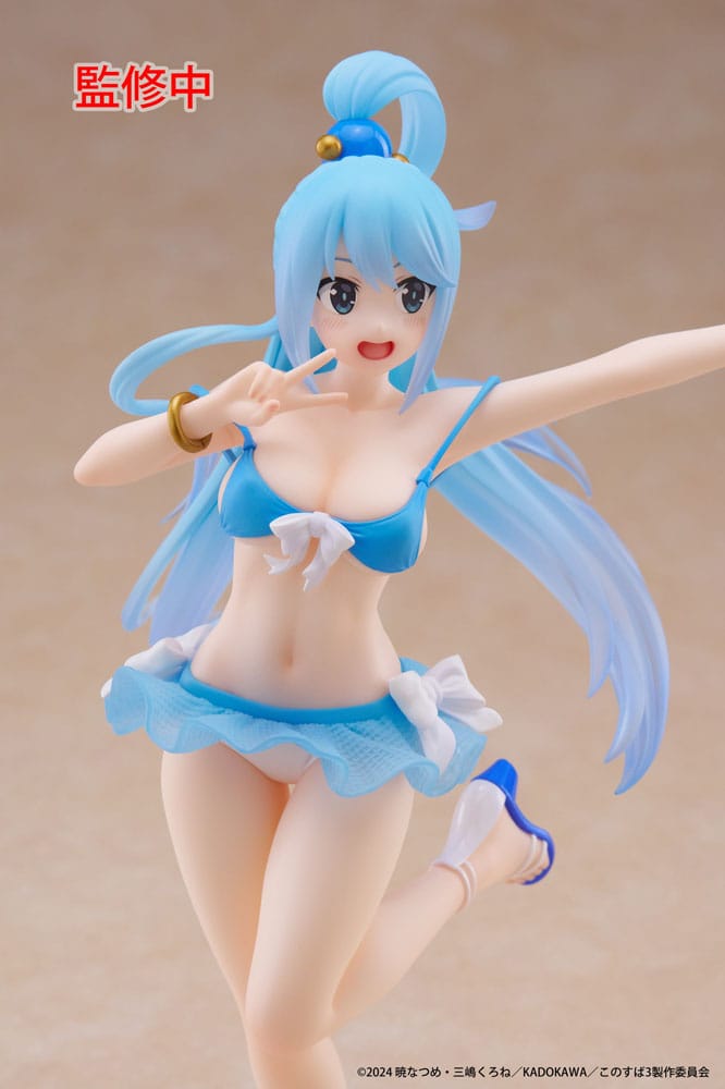 KonoSuba: God's Blessing on This Wonderful World! 3 Coreful PVC Statue Aqua Swimwear Ver. 18 cm Prizefiguren Yokina