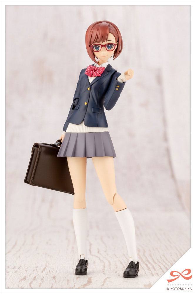 Koyomi Takanashi Ryobu High School Winter Clothes Plastic Model Kit 1/10 15 cm Sousai Shojo Teien Figmas Yokina