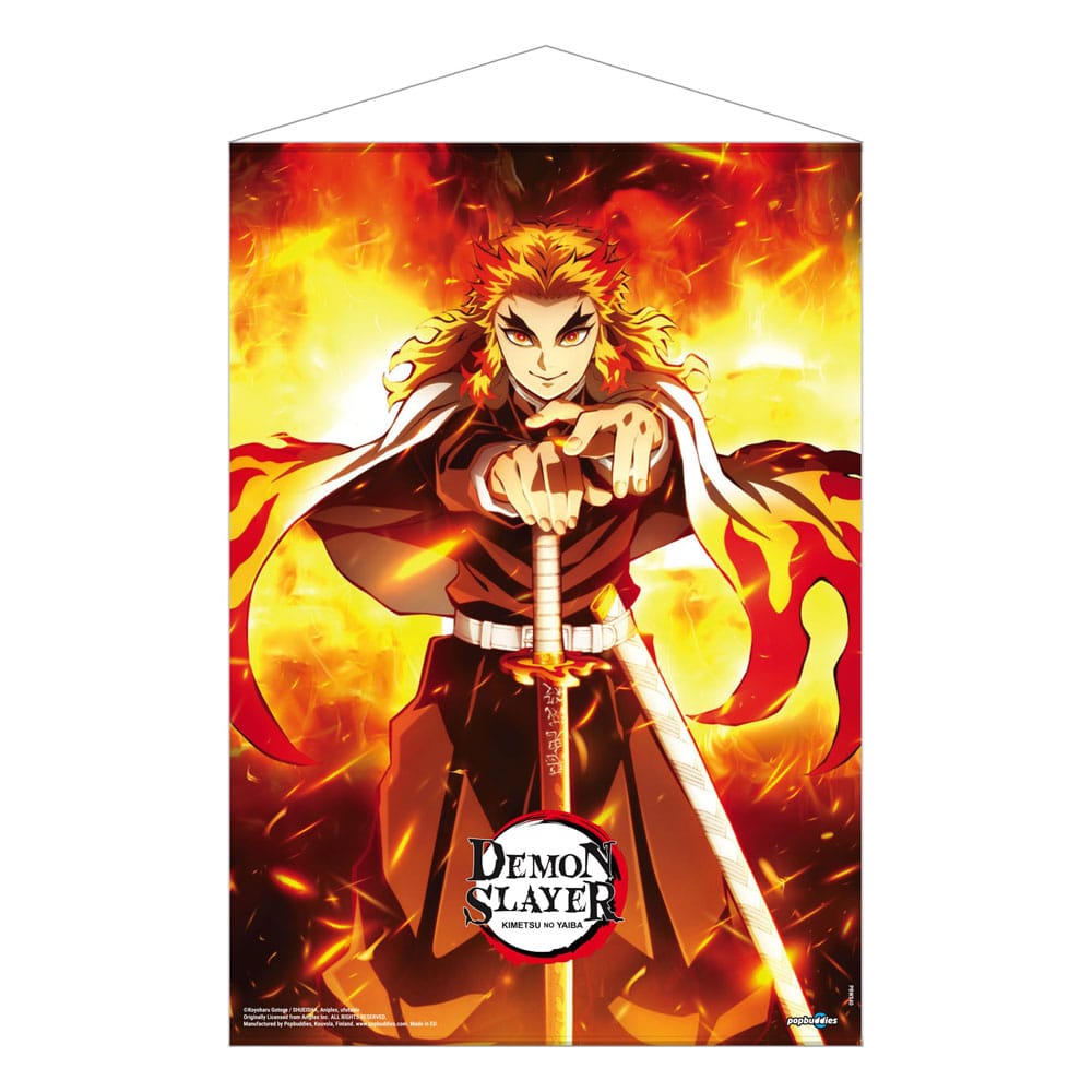 Kyojuro Rengoku Wandrolle 50 x 70 cm Demon Slayer: Kimetsu no Yaiba Wandrolle Yokina