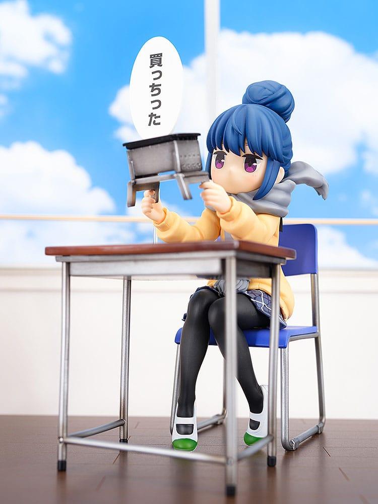 Laid-Back Camp PVC Statue 1/7 Rin Shima: Look What I Bought Ver. 14 cm Scalefiguren Yokina