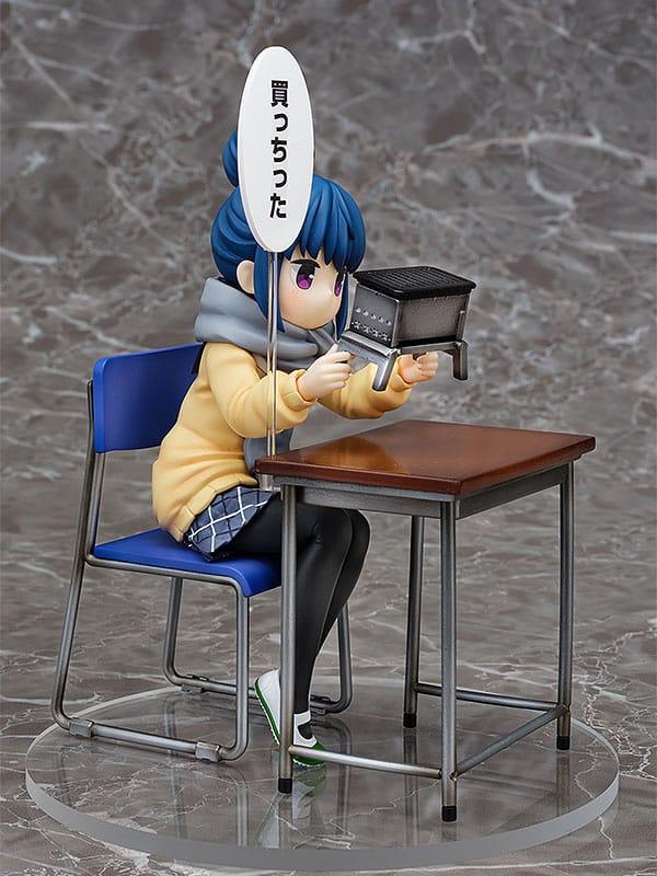 Laid-Back Camp PVC Statue 1/7 Rin Shima: Look What I Bought Ver. 14 cm Scalefiguren Yokina