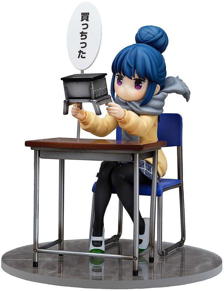 Laid-Back Camp PVC Statue 1/7 Rin Shima: Look What I Bought Ver. 14 cm Scalefiguren Yokina
