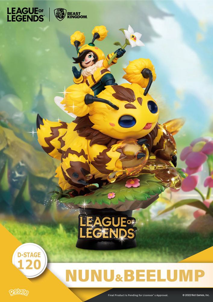 League of Legends D-Stage PVC Dioramen Set Nunu & Beelump & Heimerstinger 16 cm Prizefiguren Yokina