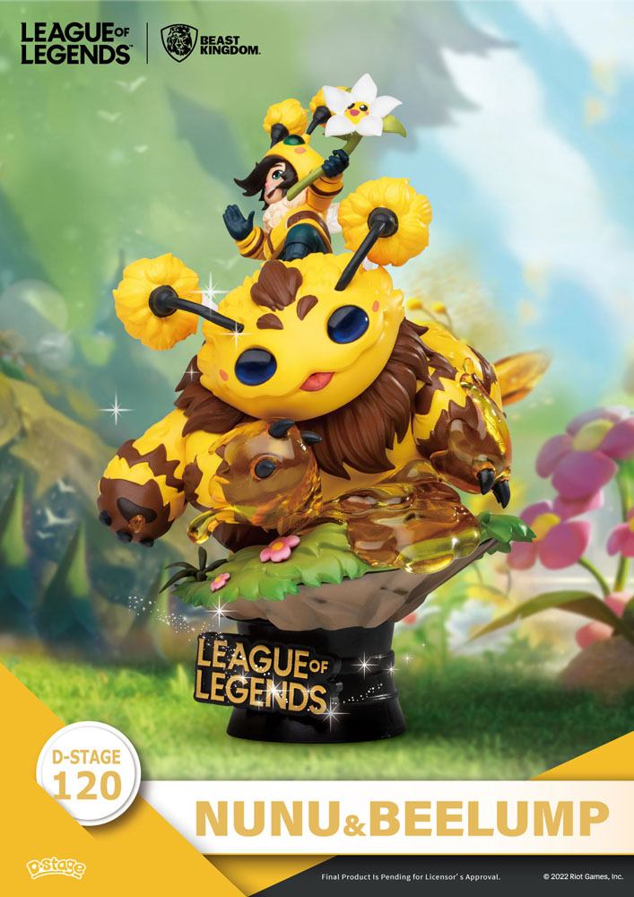 League of Legends D-Stage PVC Dioramen Set Nunu & Beelump & Heimerstinger 16 cm Prizefiguren Yokina