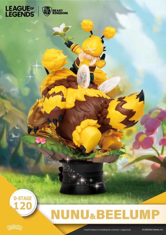League of Legends D-Stage PVC Dioramen Set Nunu & Beelump & Heimerstinger 16 cm Prizefiguren Yokina