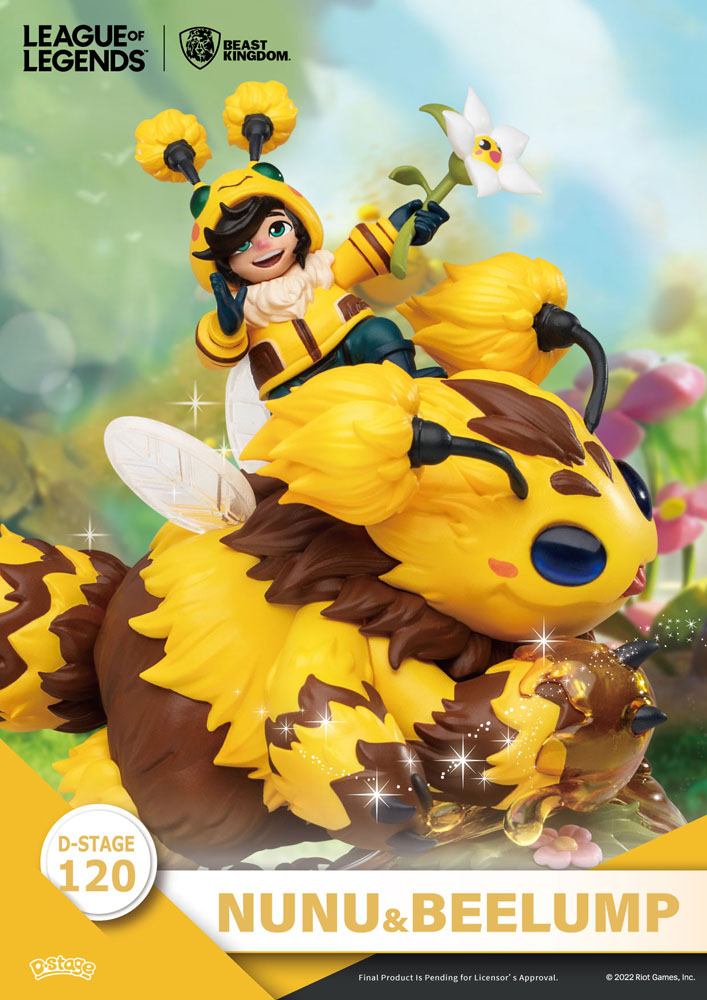 League of Legends D-Stage PVC Dioramen Set Nunu & Beelump & Heimerstinger 16 cm Prizefiguren Yokina