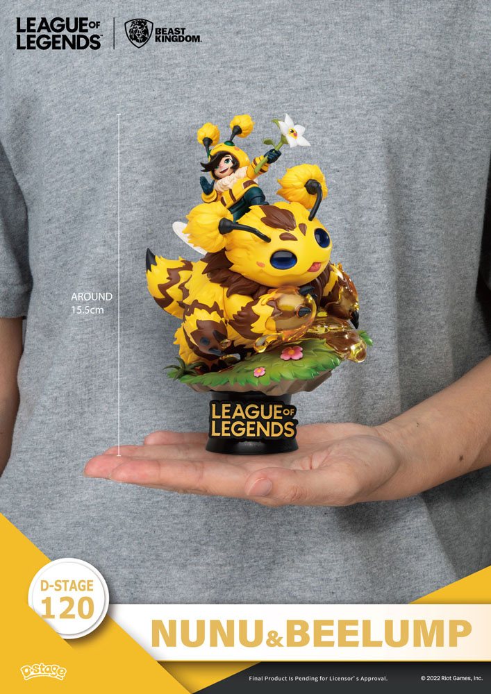 League of Legends D-Stage PVC Dioramen Set Nunu & Beelump & Heimerstinger 16 cm Prizefiguren Yokina