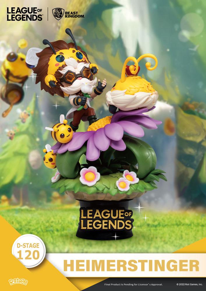League of Legends D-Stage PVC Dioramen Set Nunu & Beelump & Heimerstinger 16 cm Prizefiguren Yokina
