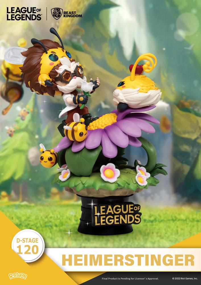 League of Legends D-Stage PVC Dioramen Set Nunu & Beelump & Heimerstinger 16 cm Prizefiguren Yokina